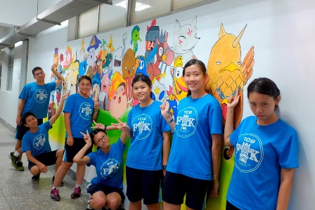 Colorful Eye-catching Wall Painting For Cadets With No Holds Barred