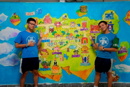 Colorful Eye-catching Wall Painting For Cadets With No Holds Barred1