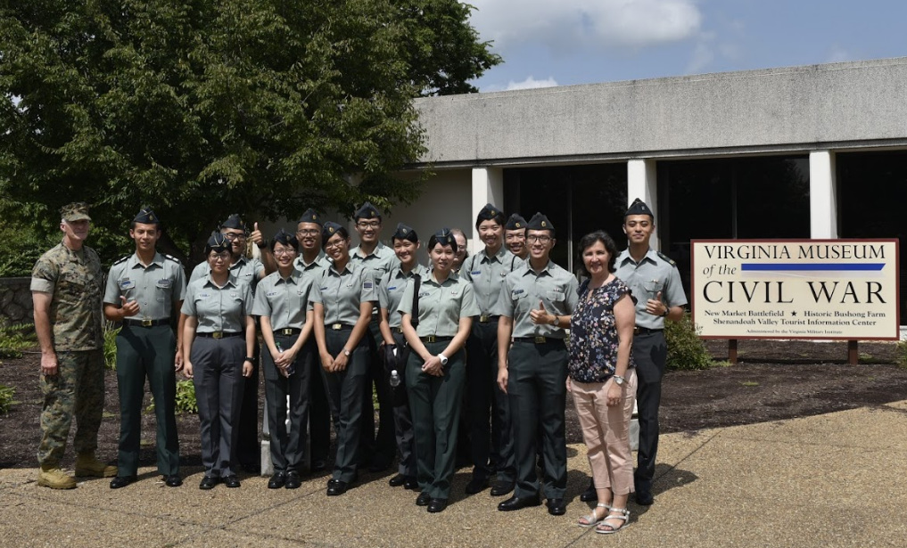 The NDU students visited The Virgina museum of the Civil War in the State of Virginia.