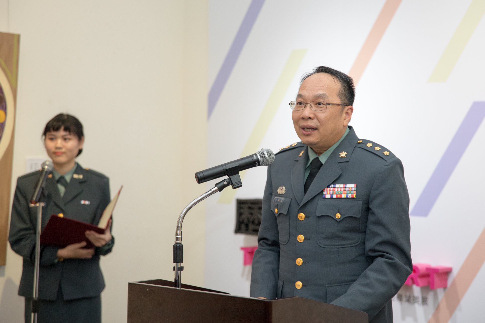 Colonel Chen gave a presentation.