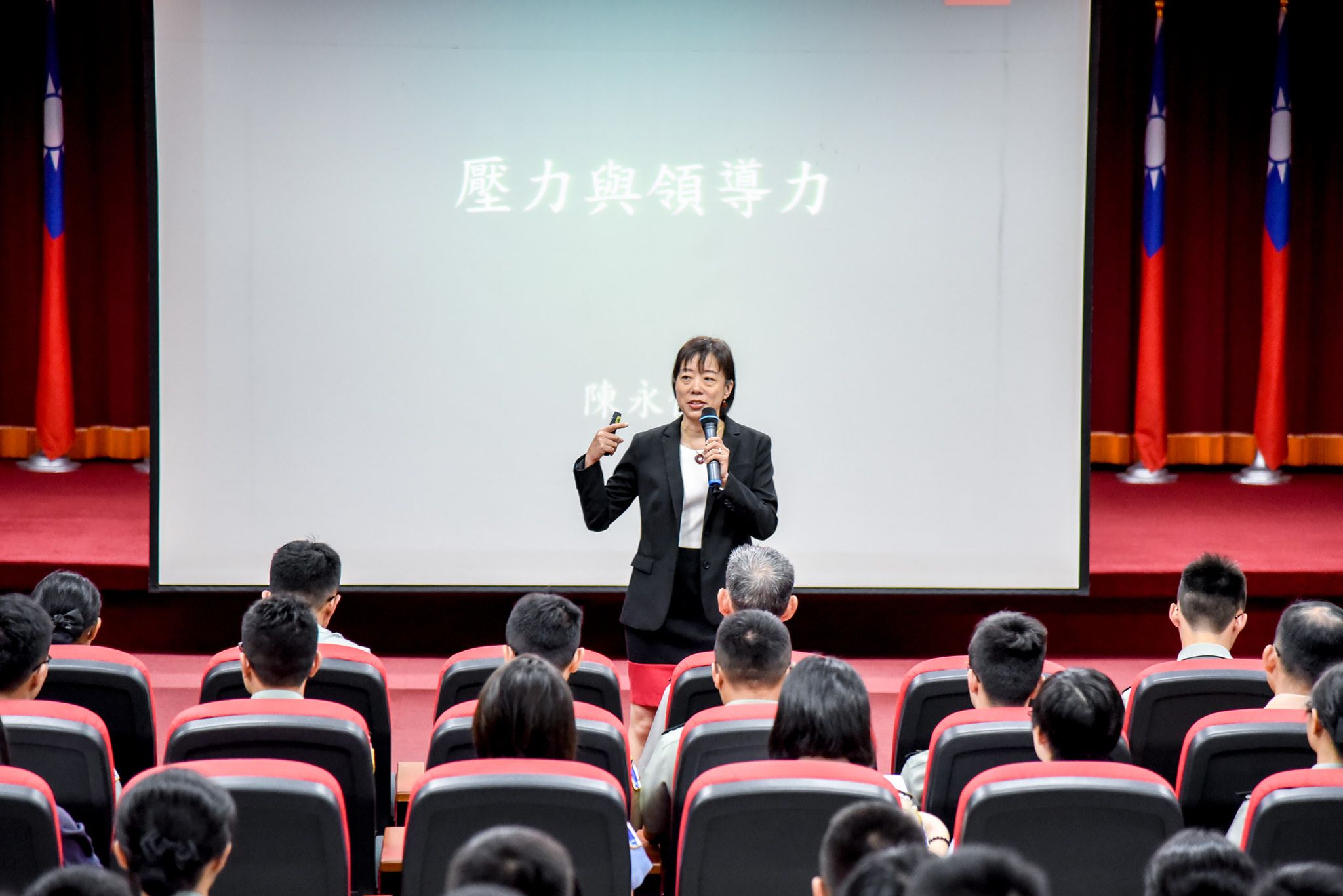 上課照片。
